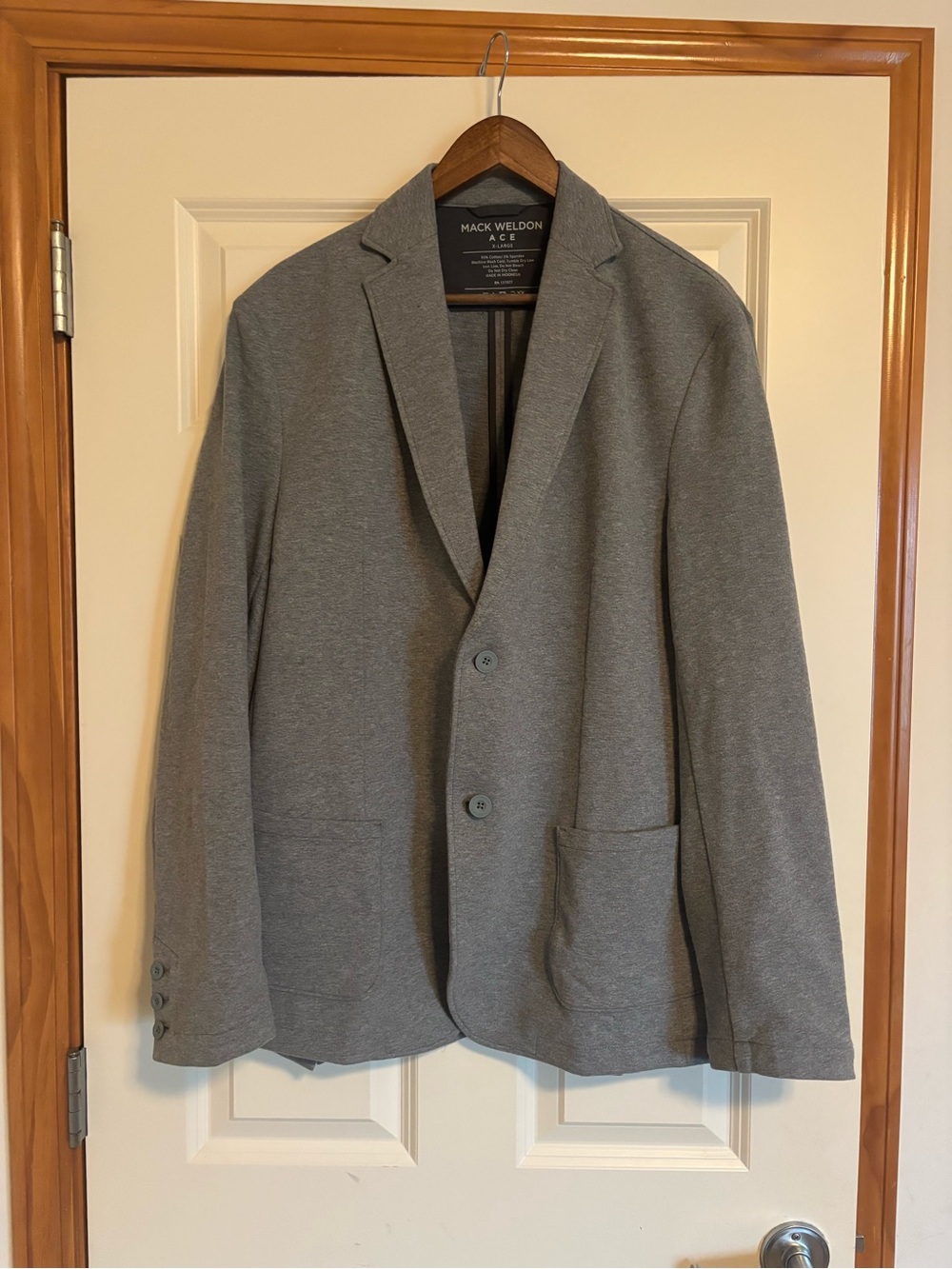 Mack Weldon Heather Gray Men's Sport Coat